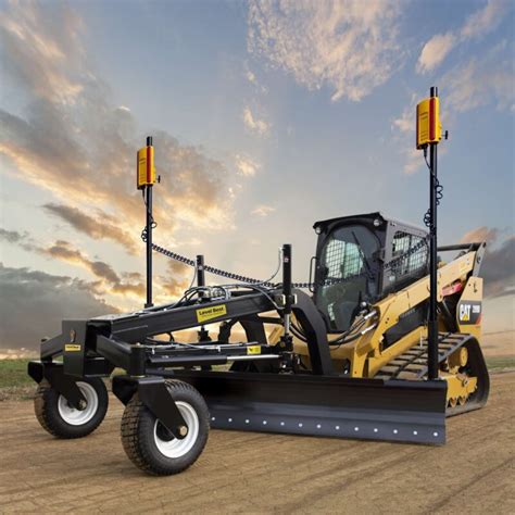 mini skid steer laser grader|bobcat grader blade for sale.